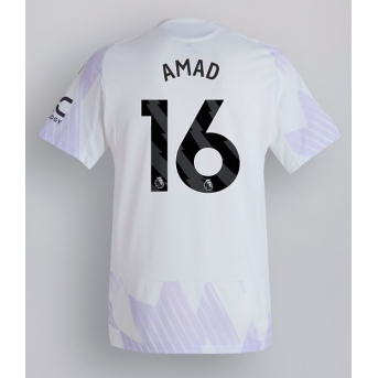 Billige Fotballdrakt Manchester United Amad Diallo #16 Replika Bortedrakt 2025-26 Kortermet